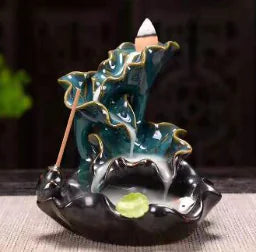 Lotus Pond Backflow Incense Holder (Single Piece)